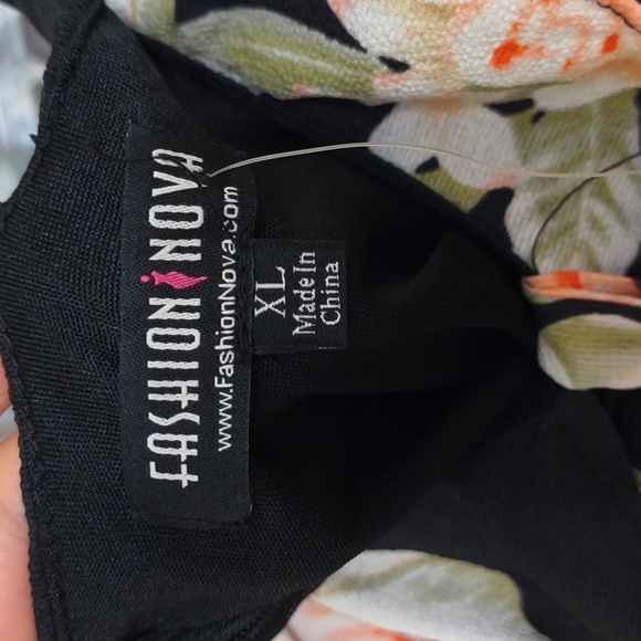 Floral Maxi Dress Sexy Date Night Party Concert Size XL Feminine - Picture 6 of 8